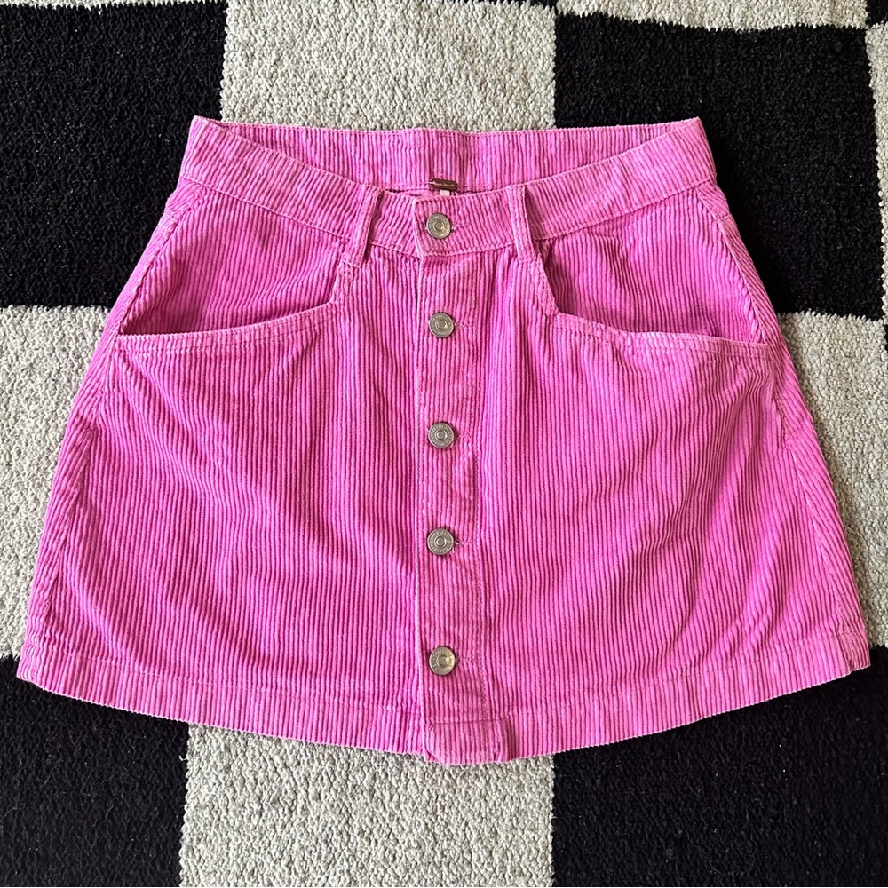 Free People Corduroy Skirt